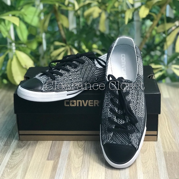 NWT Converse 💥CT Fancy OX Black WMNS AUTHENTIC - Picture 2 of 6